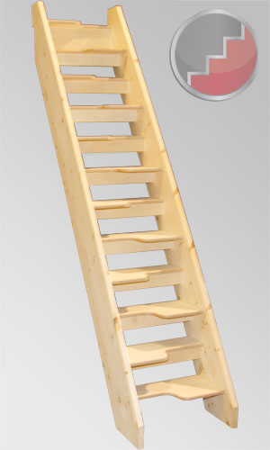 Birch 24 spacesaver staircase