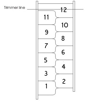 Spacer Saver Staircase - plan view