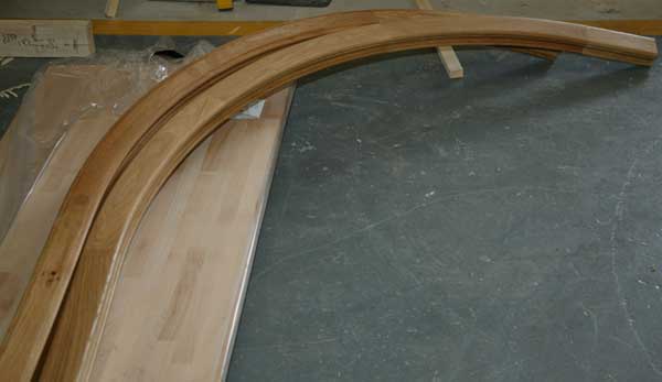 Oak Wreathed handrails